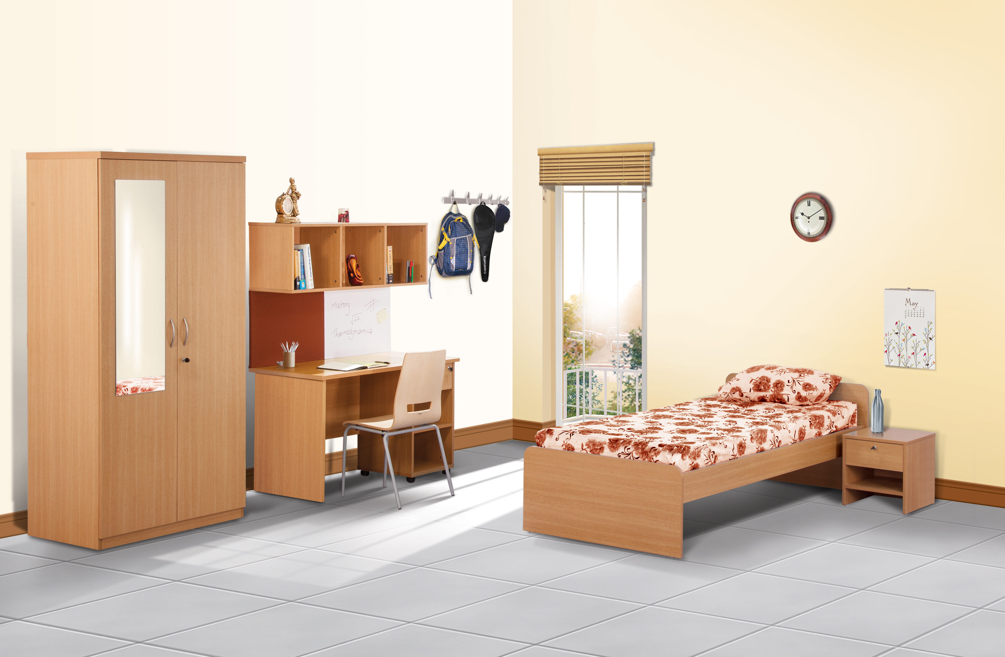 Wooden Bed
